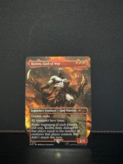 Kratos, God of War - Borderless 2207 non foil - Secret Lair: PlayStation- NM MTG - Image 1