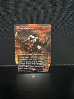 Kratos, God of War - Borderless 2207 non foil - Secret Lair: PlayStation- NM MTG - Image 3