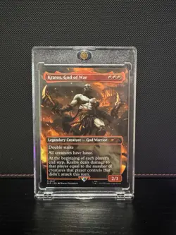Kratos, God of War - Borderless 2207 non foil - Secret Lair: PlayStation- NM MTG - Image 5