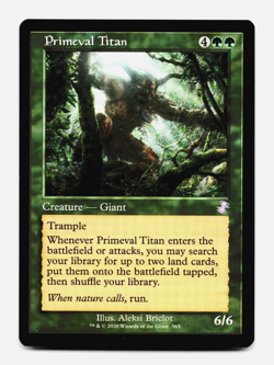 Primeval Titan (Retro Frame) - [Time Spiral Remastered] MTG Magic - NM/Mint 🌳🌳 - Image 1