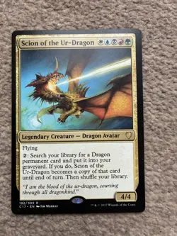 Scion of the Ur-Dragon Dragon typal Commander Edh Deck Mtg Magic The Gathering - Image 1