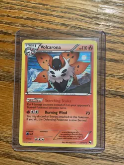 Pokemon TCG Volcarona Holo Rare Dark Explorers Card 22/108 - Image 1