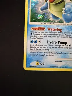 Pokemon TCG Blastoise Holo Rare Card 2/132 Secret Wonders 2007 - Image 5