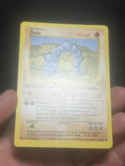 Pokemon TCG Onix 056/102 Base Set (Shadowless) 1st Edition LP - Image 2