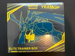 Pokemon TCG Sun & Moon Team Up Elite Trainer Box (ETB) FACTORY SEALED Small Tear - Image 1