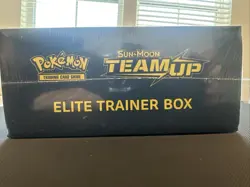 Pokemon TCG Sun & Moon Team Up Elite Trainer Box (ETB) FACTORY SEALED Small Tear - Image 5