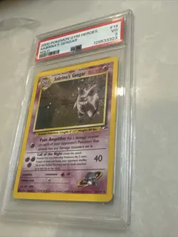 2000 POKEMON GYM HEROES HOLO #14 SABRINA'S GENGAR PSA - Image 2
