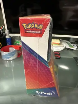 Pokemon TCG Paldean Fates Sam’s Club Exclusive 3 Tin Pack - Factory Sealed - Image 3