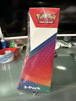 Pokemon TCG Paldean Fates Sam’s Club Exclusive 3 Tin Pack - Factory Sealed - Image 5