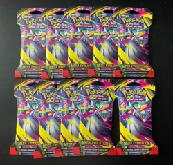 Pokemon TCG Scarlet Violet Mega Evolution Factory Sealed Booster 10 Pack Lot #1 - Image 1