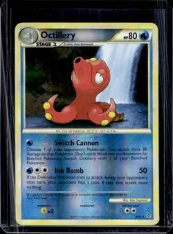2010 Pokemon HeartGold & SoulSilver Unleashed Octillery Reverse Holo #6/95 - Image 1