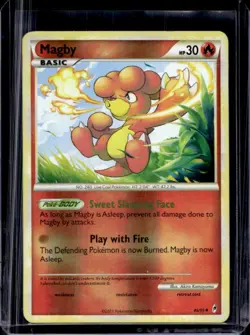 2011 Pokemon Call of Legends Magby Reverse Holo #46/95 - Image 1