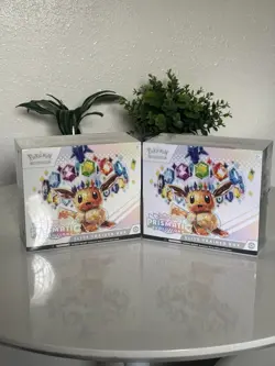 Pokemon TCG Prismatic Evolutions Elite Trainer Box ETB Factory Sealed Lot of 2 - Image 1