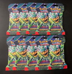 Pokemon TCG S & V Twilight Masquerade Factory Sealed Booster 10 Pack Lot #2 - Image 1