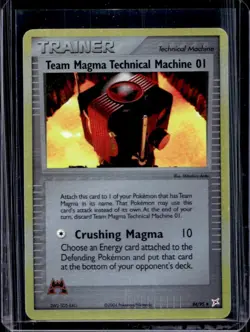 2004 Pokemon EX Team Magma vs Aqua Technical Machine 01 Reverse Holo #84/95 - Image 1