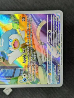 Quaxly 206/193 - Paldea Evolved Illustration Rare Pokemon TCG NM - Image 5