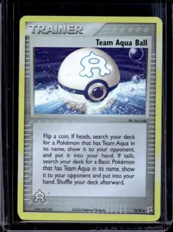2004 Pokemon EX Team Magma vs Aqua Ball Reverse Holo #75/95 - Image 1