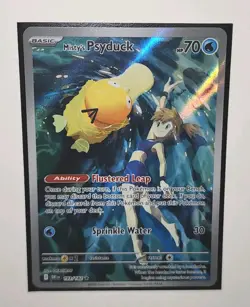 Pokemon Misty's Psyduck Illustration Rare Holo 193/182 Destined Rivals - Image 3