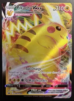 Pokemon Pikachu VMAX SWSH286 Black Star Promo Holo Rare Sword & Shield SWSD NM - Image 1