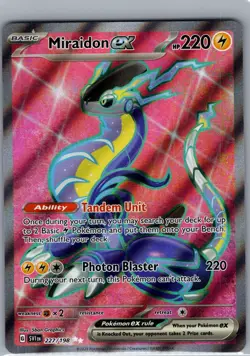 Miraidon ex 227/198 SV01: Scarlet & Violet Base Set - Pokemon Card - NM - Image 1