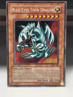 Blue-Eyes Toon Dragon MRL-000 Magic Ruler 1st Edition Secret Rare NA Print #6 - Image 1