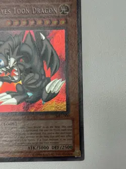 Blue-Eyes Toon Dragon MRL-000 Magic Ruler 1st Edition Secret Rare NA Print #6 - Image 3