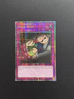 2024 YUGIOH RA03 25TH BONANZA QCR SECRET RARE DARK BRIBE NM - Image 1