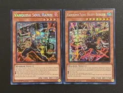 2024 YUGIOH MP24 SECRET RARE VANQUISH SOUL RAZEN & HEAVY BORGER NM SET - Image 1