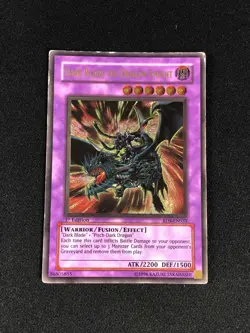 YUGIOH DARK BLADE THE DRAGON KNIGHT RDS-EN035 ULTIMATE 1ST HP/CREASES - Image 1