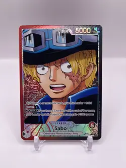 One Piece TGC, Sabo Alt Art Leader OP13-004 English Carrying On His Will - Image 1