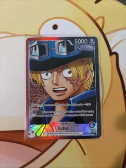 One Piece TGC, Sabo Alt Art Leader OP13-004 English Carrying On His Will - Image 1