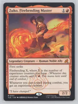 Zuko, Firebending Master regular M Avatar: The Last Airbender: Eternal-Legal 127 - Image 1