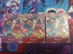 One Piece Monkey D. Luffy P p-001 Chinese Edition Commemorative Card LI35 - Image 1