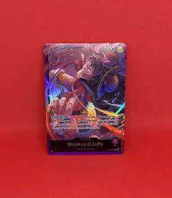 ONE PIECE TCG: Monkey.D.Luffy ST18 OP05-060 Leader PURPLE - Image 1