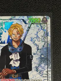 One Piece TCG Carrying on His Will - Sabo OP13-120 SEC Alt Art Parallel - NM - Image 4