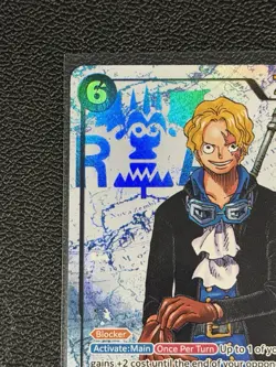 One Piece TCG Carrying on His Will - Sabo OP13-120 SEC Alt Art Parallel - NM - Image 5