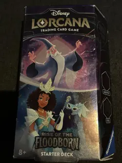 Disney Lorcana Rise of the Floodborn Starter Deck - Amethyst & Steel (New) - Image 1