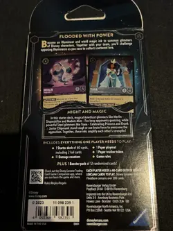 Disney Lorcana Rise of the Floodborn Starter Deck - Amethyst & Steel (New) - Image 2
