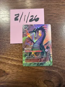 Disney Lorcana - Maleficent Monstrous Dragon (Store Championship) 5/P3 - NM FOIL - Image 1