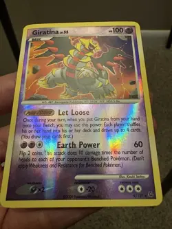 Pokemon TCG Giratina 9/127 Platinum Reverse Holo Rare Card - Image 1