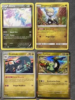 Pokemon Cards Lot Dragon Type Rare Holo Cyclizar Dragonair Freely Drakloak +more - Image 4