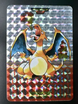 Charizard File No. 006 Carddass Vending Red 1996 Prism Pokemon Card - Image 1
