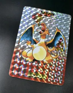 Charizard File No. 006 Carddass Vending Red 1996 Prism Pokemon Card - Image 2