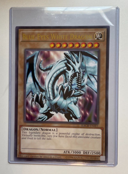 Yugioh Blue Eyes White Dragon Jumbo Oversized Card NM/MINT - Image 3