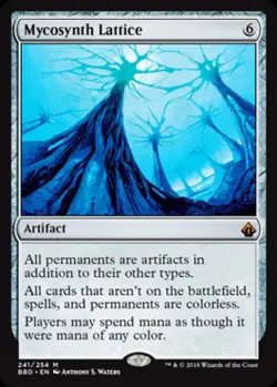 MTG English Mycosynth Lattice NM Normal Battlebond - Image 1