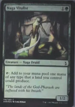 Naga Vitalist - Amonkhet: #176, Magic: The Gathering - Foil Lp C250 - Image 1