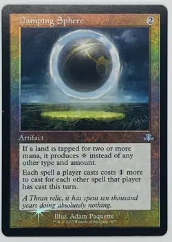 Damping Sphere (Retro Frame) Dominaria Remastered Foil - Image 1