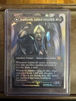 Sephiroth, Fabled SOLDIER NM (0317) (Borderless) Final Fantasy Foil Near Mint - Image 1