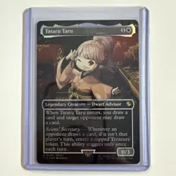 Tataru Taru (Borderless) (Chocobo Track Foil) MTG Commander: Final Fantasy NM - Image 1