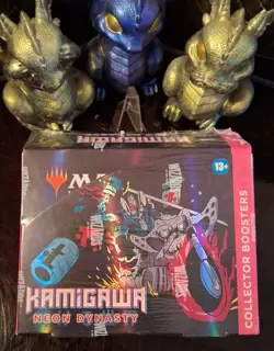 Magic The Gathering Kamigawa: Neon Dynasty Collector Booster Box - 12 Packs 195166105338 - Image 1